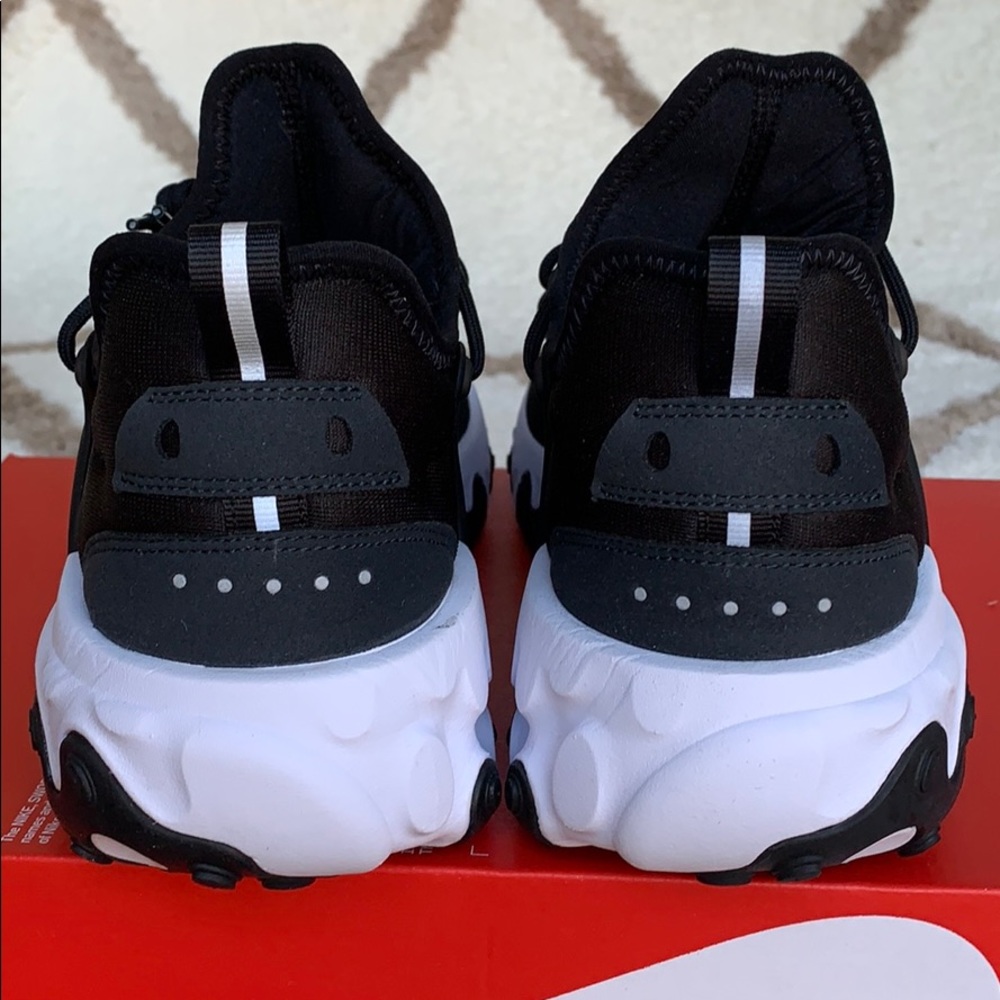 NIKE REACT PRESTO BLACK/OFF NOIR-WHITE MEN’s - Picture 5 of 16
